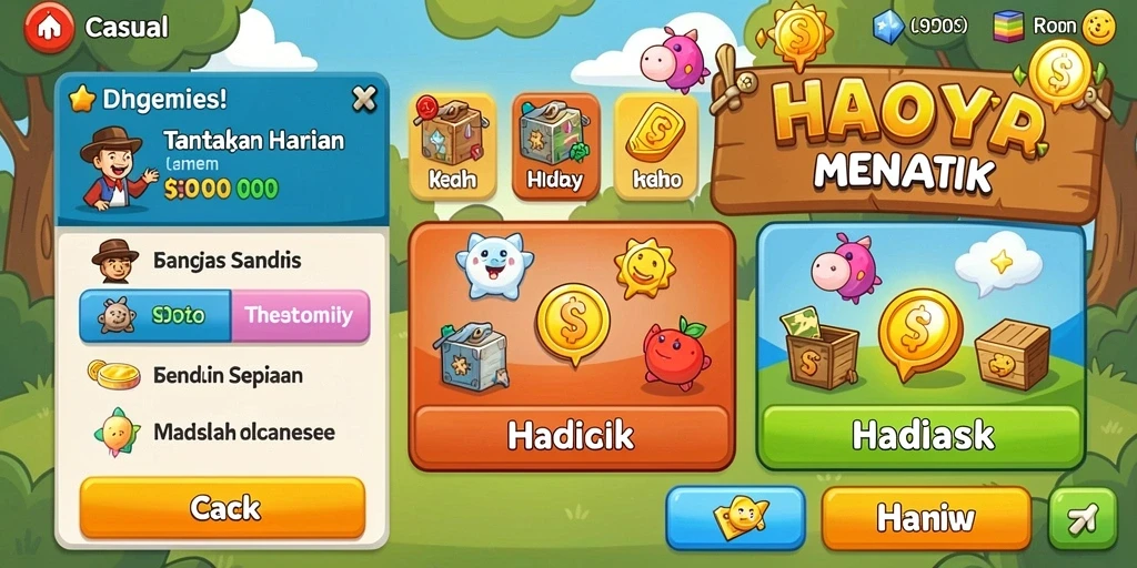 Tampilan antarmuka yang menarik dan user-friendly.