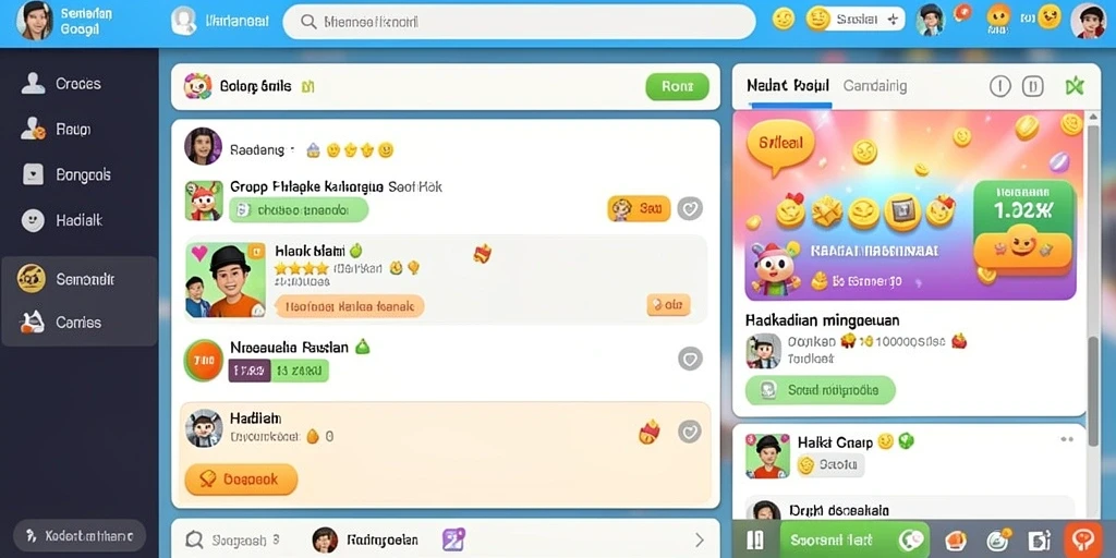 Tampilan antarmuka yang menawan dan user-friendly.