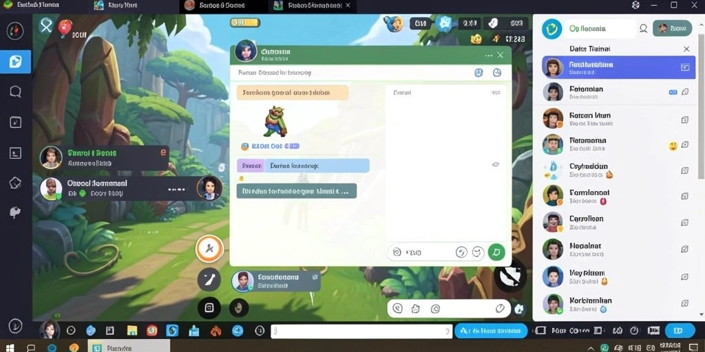 Screenshot menampilkan antarmuka permainan yang menarik.
