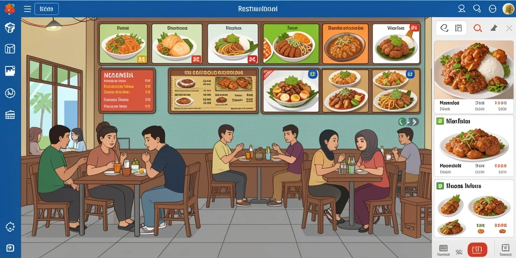 Antarmuka pengguna yang intuitif dan menarik.